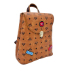 Τσάντα Πλάτης Με Καπάκι Και Patches 36-10490-3H - Ταμπά